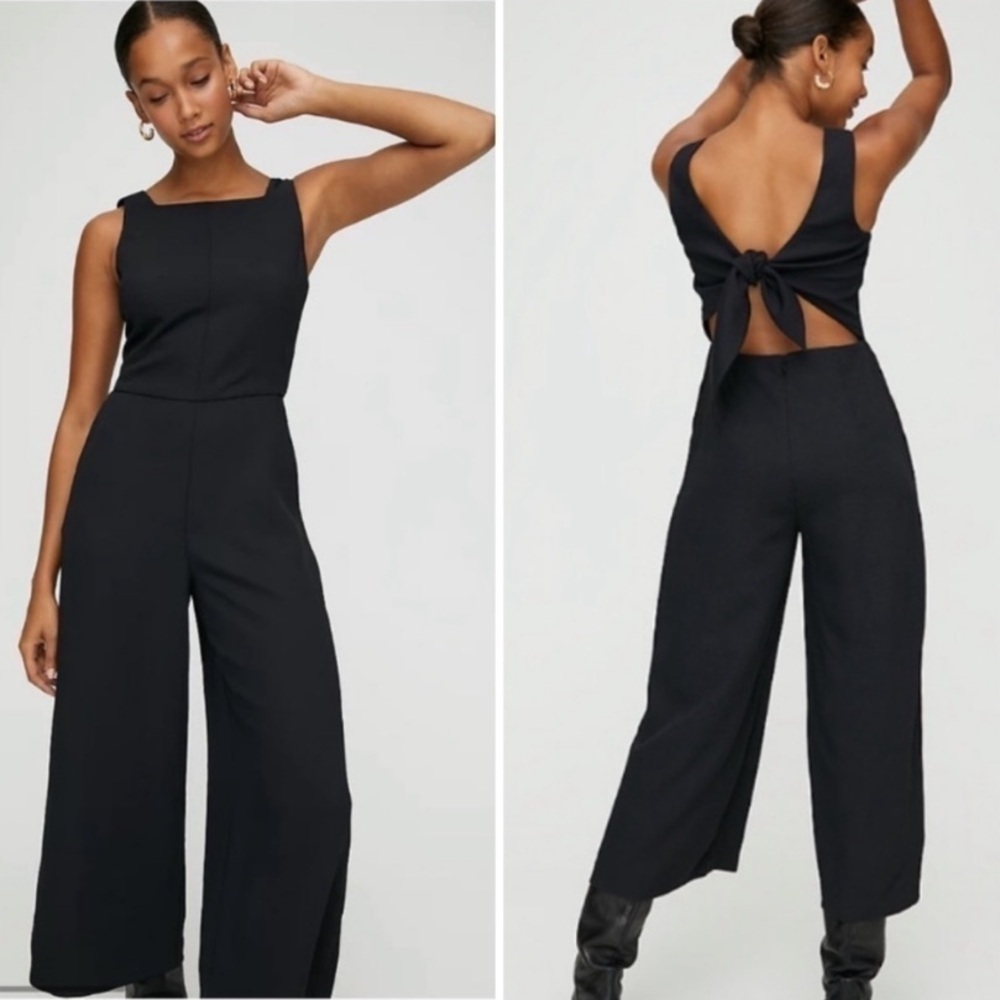 Wilfred Elegant Black Jumpsuit inseam 23.5 inch